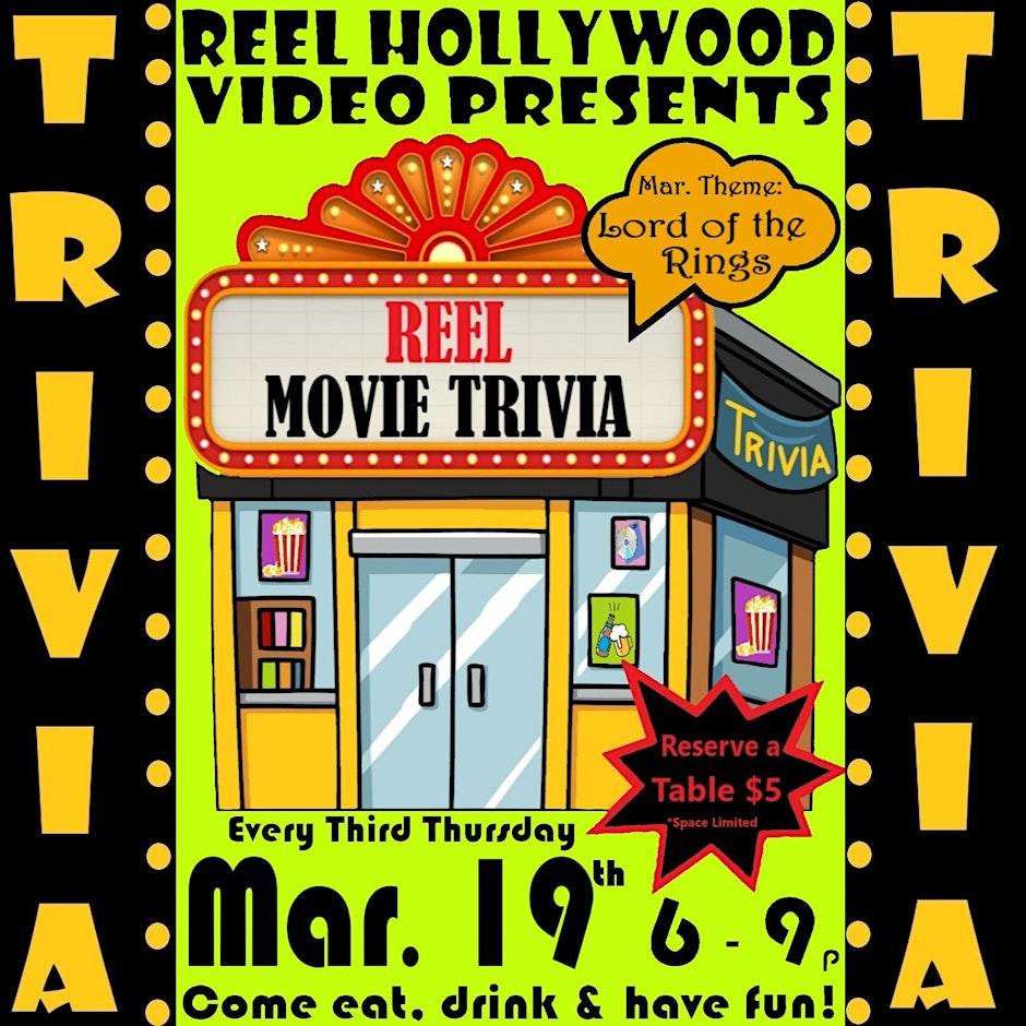 MacReelVideo's tweet image. Join us for Reel Movie Trivia! Thursday, Mar. 19th 6-9pm. This month's theme is Lord of the Rings Movies!! Free entry, $5 table reservations.
eventbrite.com/e/reel-movie-t…
#rhvmac #movietrivia #localentertainment #mcminnvilleoregon #supportlocal
— at Reel Hollywood Video.