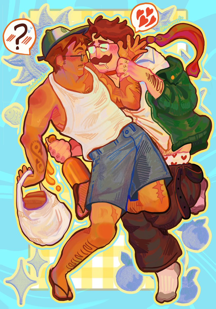 someone got into the wine first... #StardewValleyfanart #ocxcanon