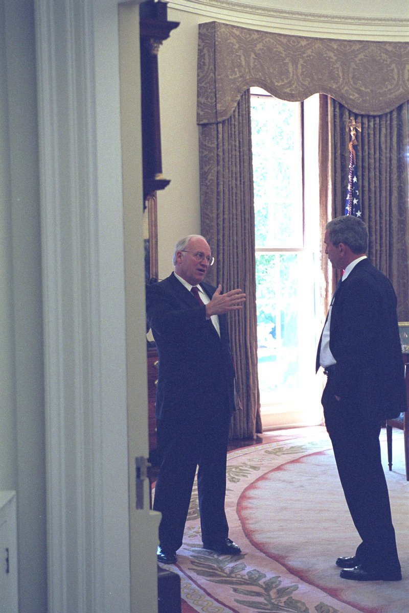 The Bush Oval Office, 2002.