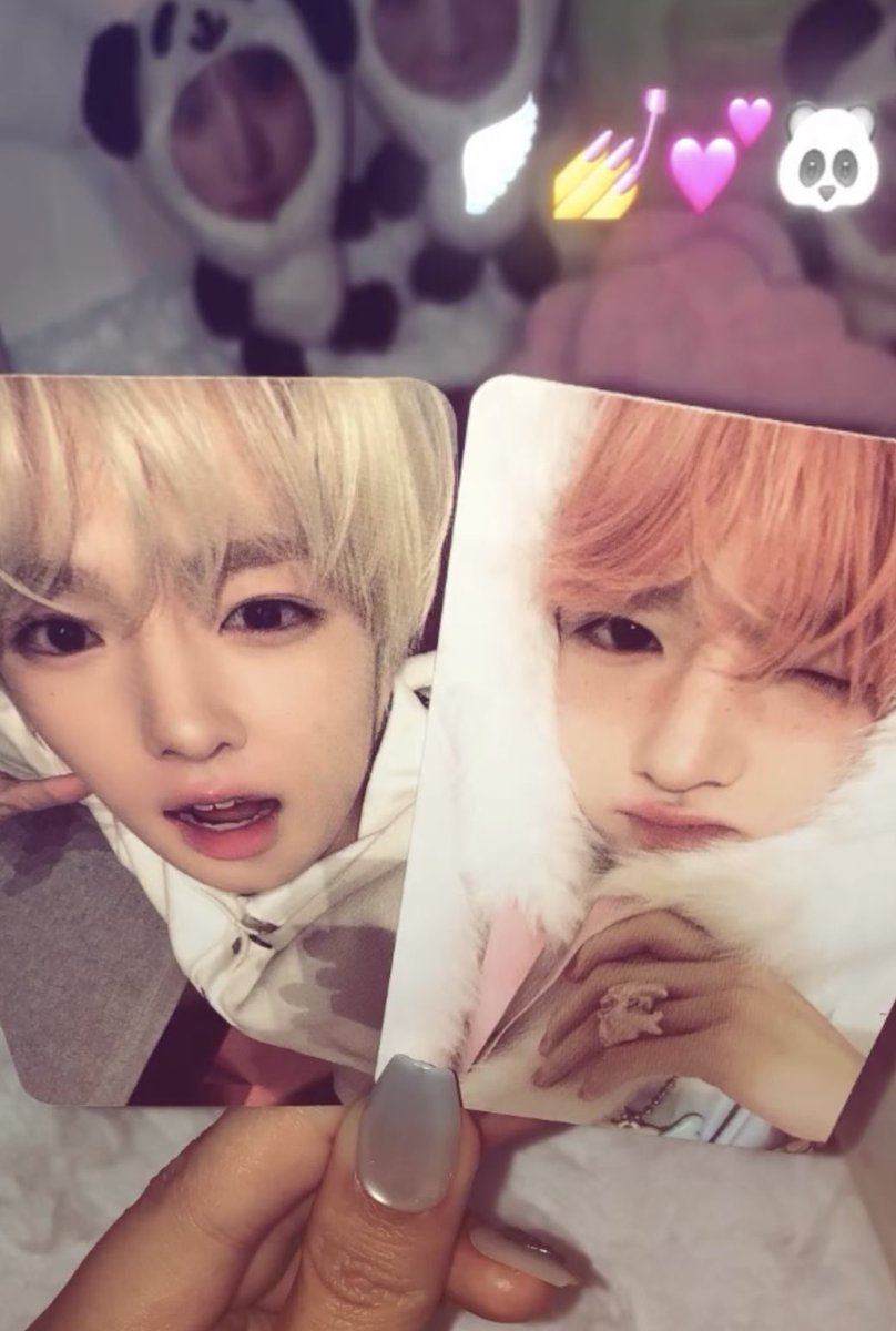 요즘 최애 포카 두장💕