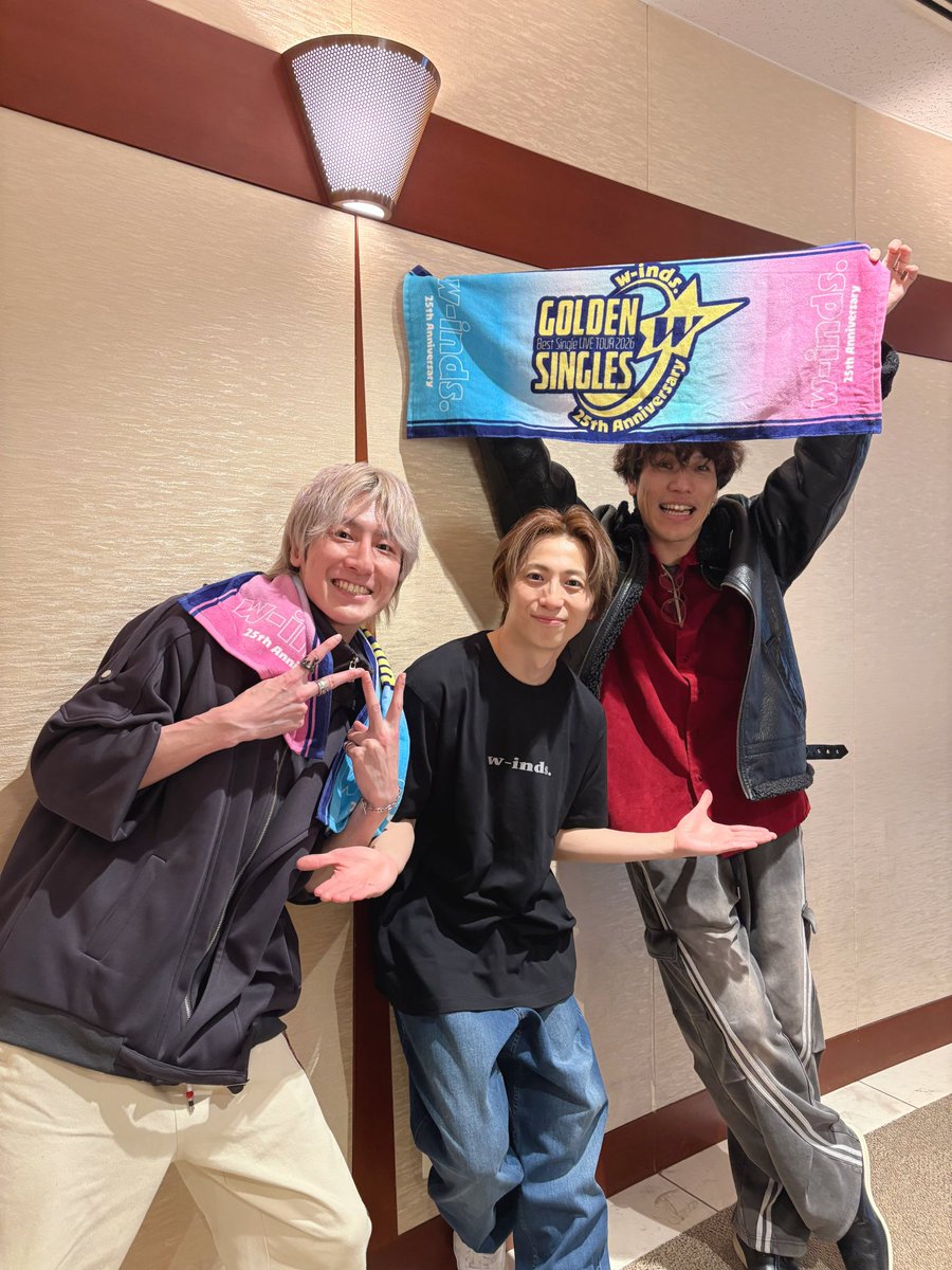 w-inds. 25th Anniversary Best Single LIVE TOUR 2026"GOLDEN SINGLES”
名曲ばかりでテンション上がりっぱなし！攻めのブロックが個人的な激エモセトリ
これを2回やるなんて凄すぎだけど、その分多くの人をめちゃ魅了してるんだなー！本当に素敵な2人とcrewのみなさんに👏
 #w_inds25th_GOLDENSINGLES
