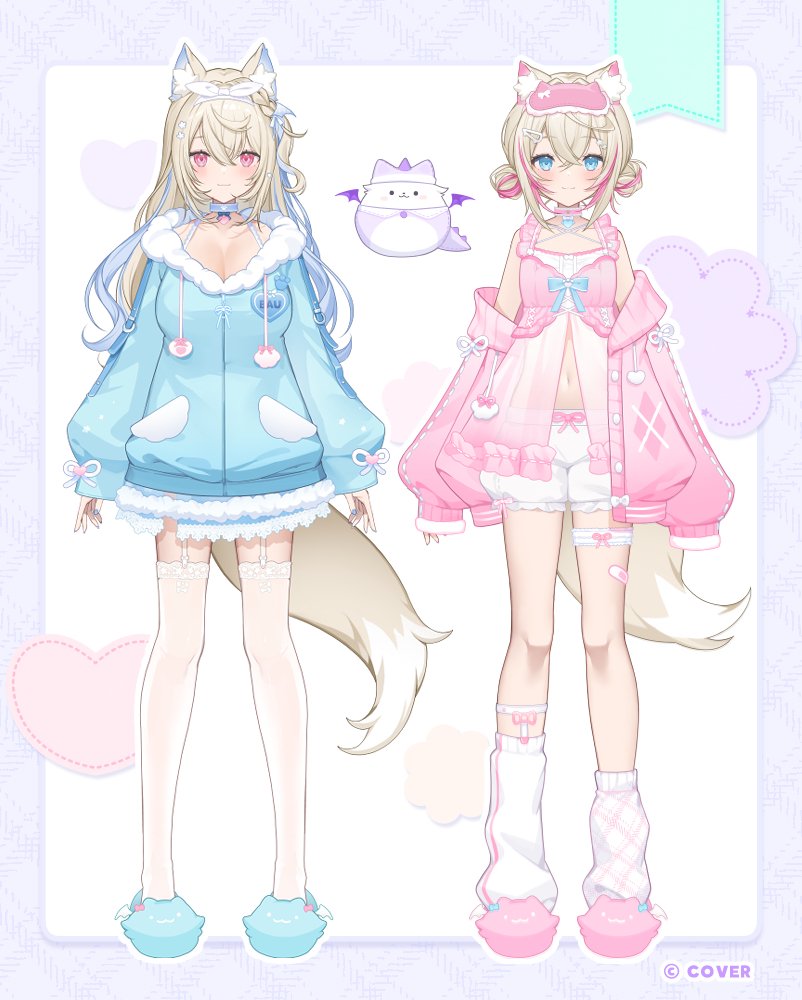 🤍お知らせ🤍
hololive English -Advent-
Fuwawa & Mococo Abyssgard( @fuwamoco_en )
2人のパジャマ衣装を担当しました!

#FUWAMOCO #FWMCpajamas 