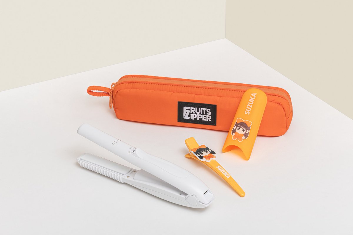 CREATEs「9012 イオンコードレス ストレートアイロン」のFRUITS ZIPPER