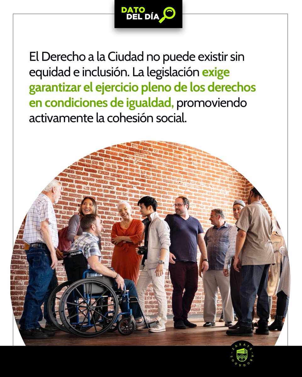 Es en la ley que se plasma nuestro derecho a la ciudad. 

#HazloComoSeDebe ⚖️ | ZarateAbogados.com