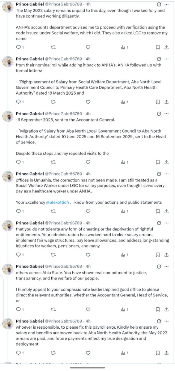 PrinceGabr66760's tweet photo. His Excellency @alexottiofr , your intervention will be gratefully appreciated, Sir. 🙏 https://t.co/jNXM1qdQJl