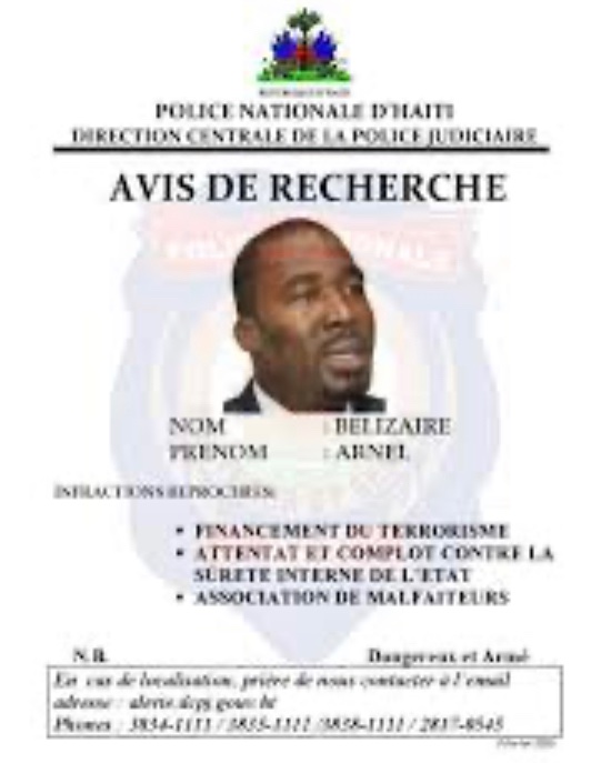 LeMonde_2000's tweet photo. La DCPJ a procédé à l’arrestation de l’ancien Député Arnel BELIZAIRE, ce samedi 14 mars, à l’hôtel Oasis, 48h après avoir inscrit son Parti politique au CEP. L’Ex Député faisait l’objet d’un avis de recherche pour complot contre la sûreté de l’Etat et Financement du terrorisme. https://t.co/LU1ZlBJuEP