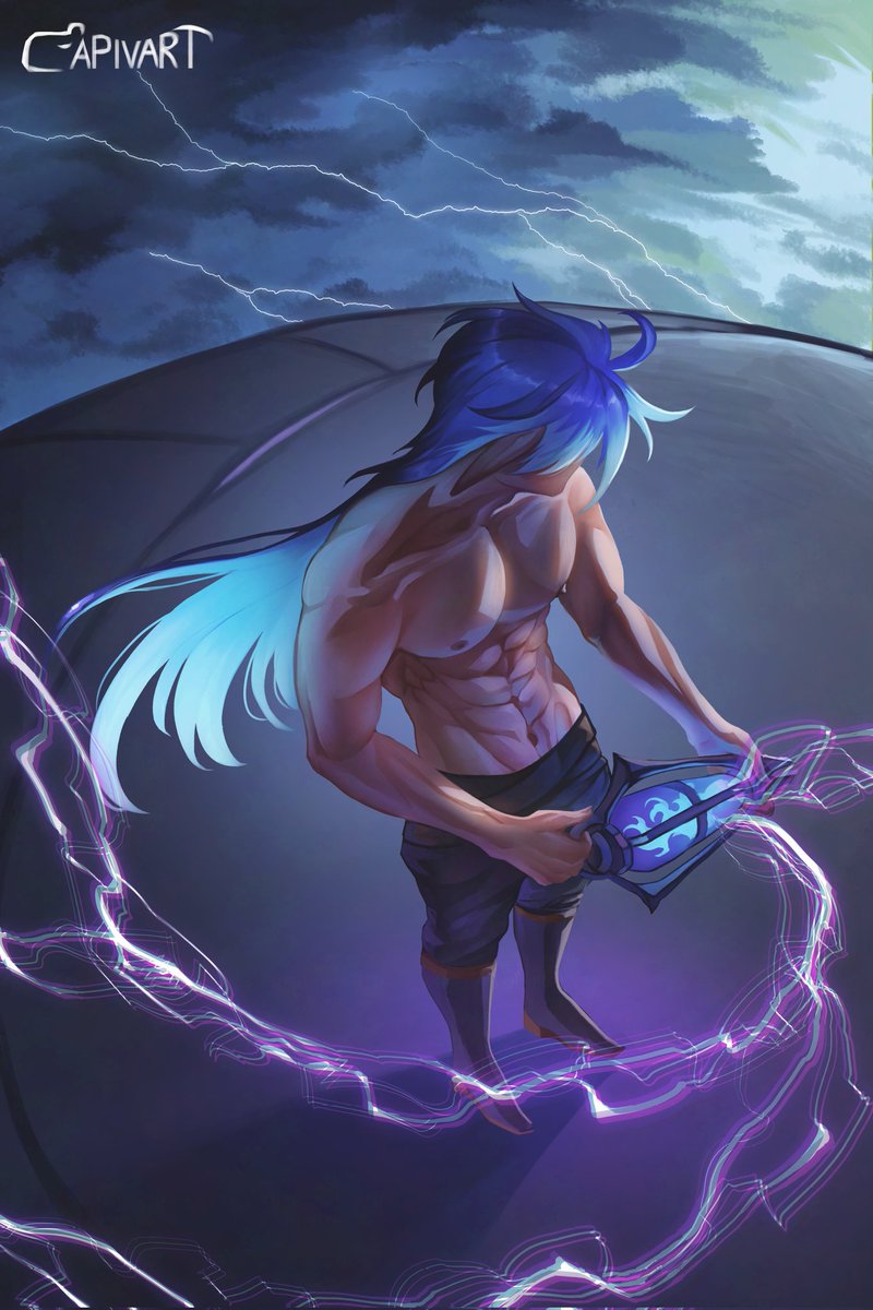 capivart's tweet photo. Fiz o Flins sem camisa e é isso, do lado tem o processo 🫦
#NoAI #Flins #GenshinImact https://t.co/wM9HQhx8Mo