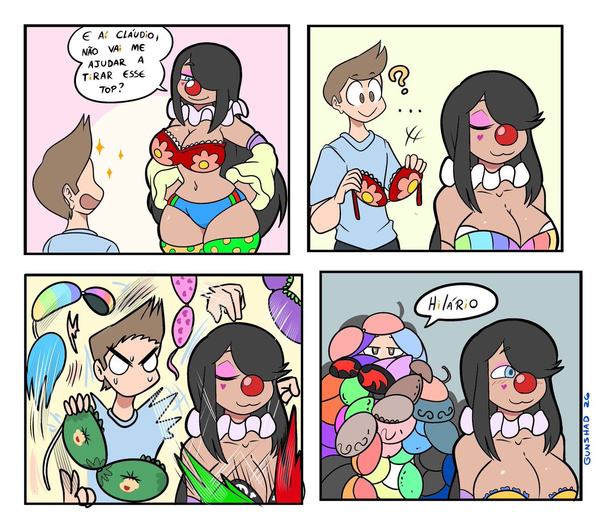 Marcelinha me mostrou uma piada do twitter e me inspirou a fazer isso;