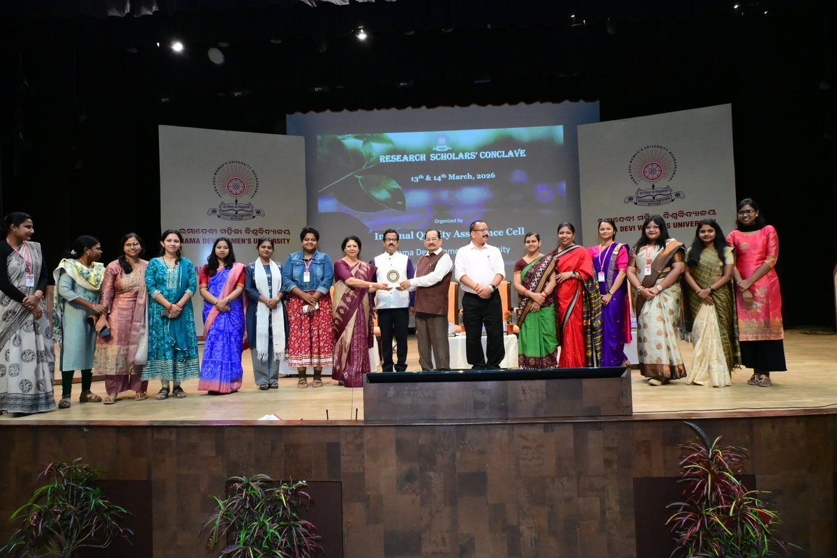 dirIQACRDWU's tweet photo. Celebrating research excellence! 
All departments were felicitated with the Research Recognition Award at the Research Scholars’ Conclave 2026 by IQAC @RDWUniversity for their dedicated research focus and contributions in diverse fields. https://t.co/BXfFR1yuD4