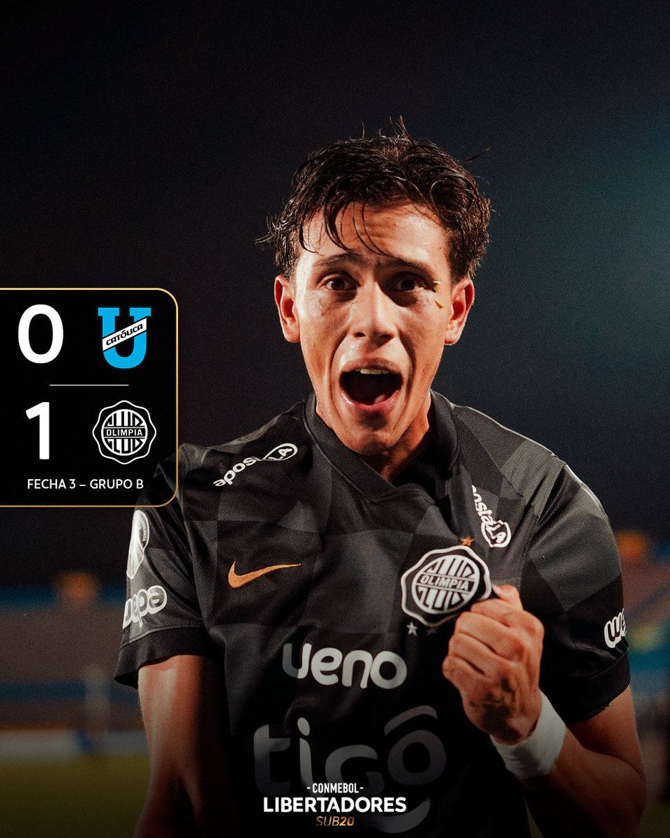 ⚽🔥 Victoria agónica de <a href="/FormativasO/">Formativas Olimpia</a> en el cierre del Grupo B de la CONMEBOL #LibertadoresSub20