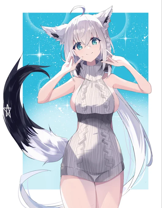 Fubuki~(^·ω·^§)ノ #絵フブキ