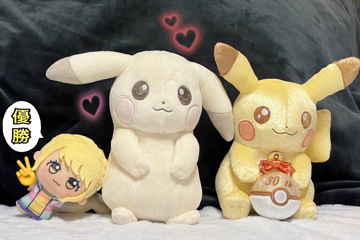 うすいろピカチュウと記念ピカチュウをお迎えしました！