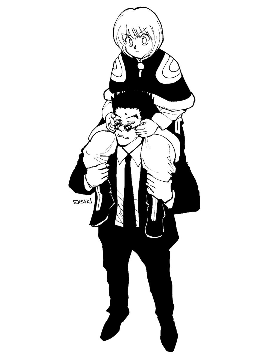 leorio &amp; mini kurapika 3

#hxhfanart