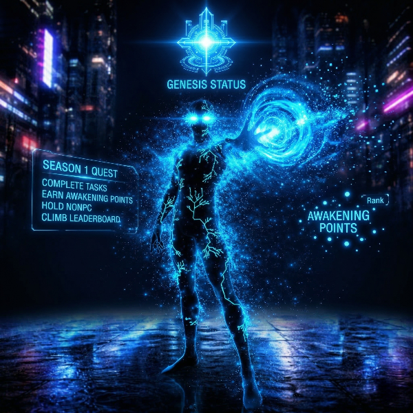 NoNPCSociety's tweet photo. ⚡ Awakening Airdrop Quest is LIVE.

🎯 Start the quest → https://t.co/TUUvXOfBRp
🧠 Join Discord → https://t.co/urC0qHkogw

Earn Awakening Points.
Get 100 AP for every successful referral.

Climb the leaderboard.
Only real holders reach the Holder Pool.
Genesis goes to the earliest awakened.

$NONPC