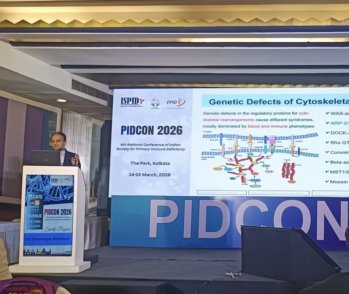 Dharmagat1's tweet photo. @Kolkata, India
Glad to represent and present about Immuneactinopathy esp. ARPC1B defects at Auspicious gathering of ISPID conference at Kolkata!
Thank you ISPID https://t.co/AH8du55DbZ
