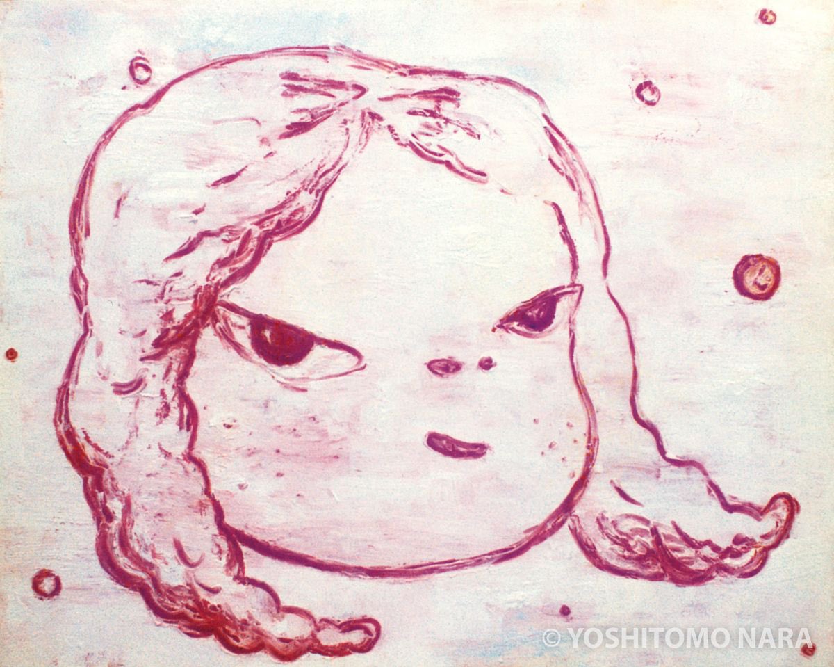 アートフェアに1995年に描いた絵が出ている！と連絡をもらった。95年の