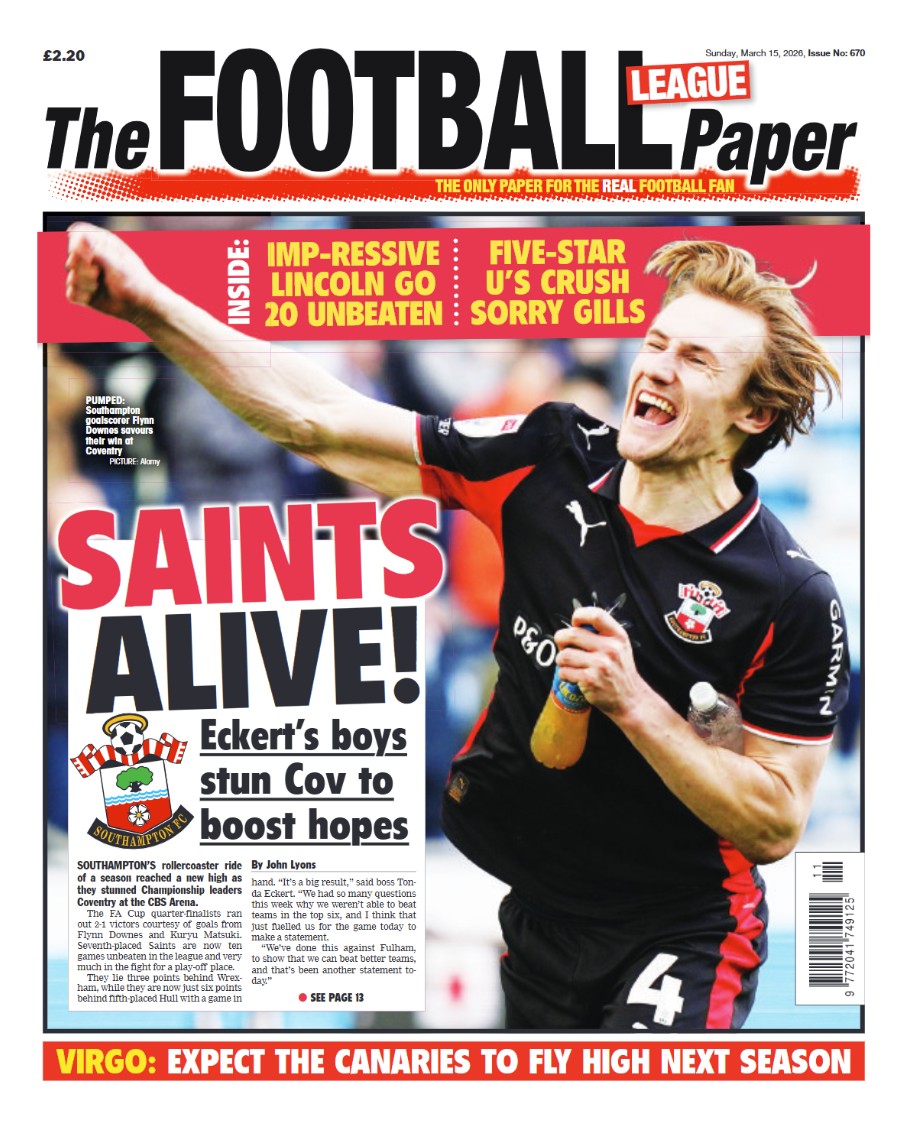 The Football League Paper tweet media