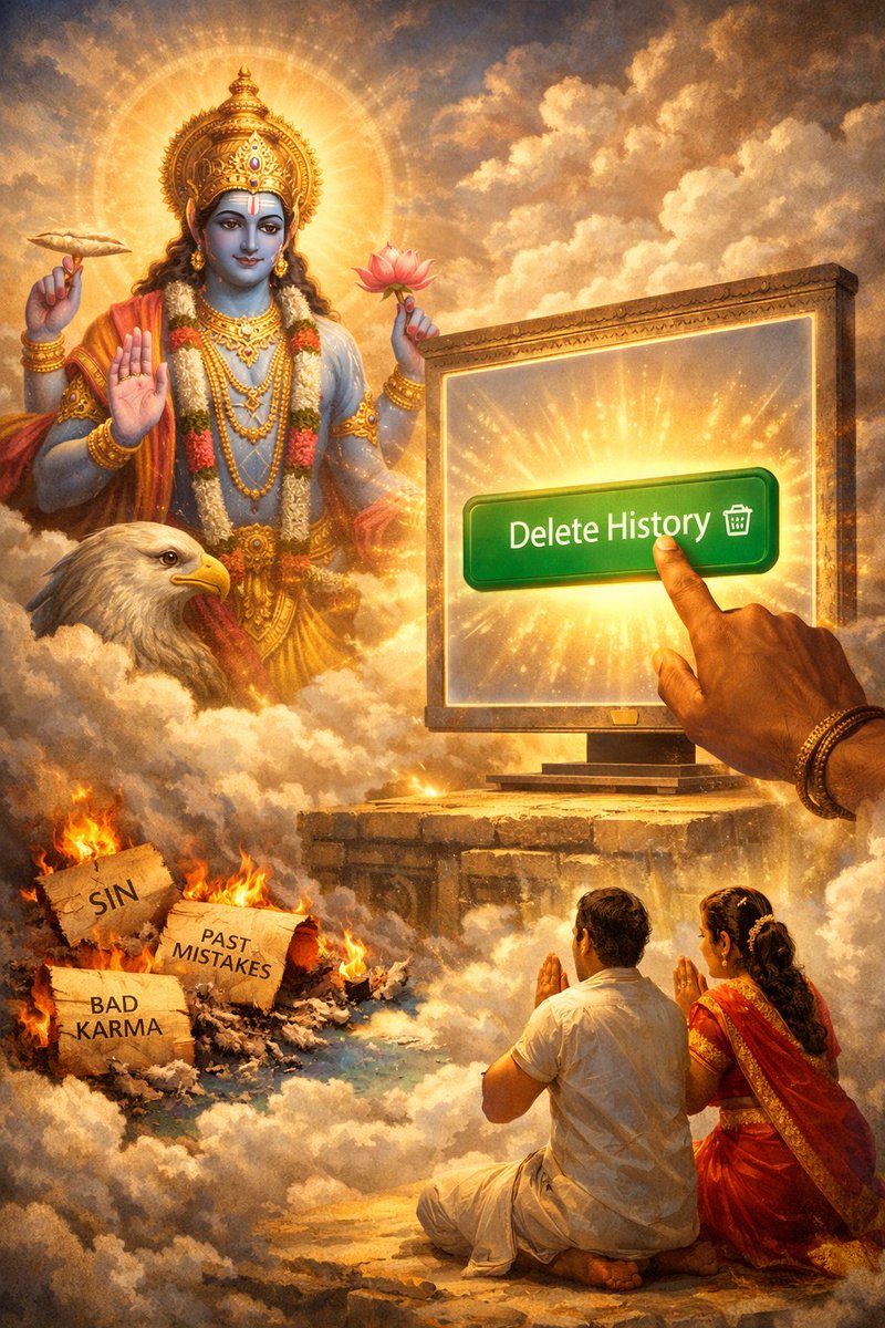 पापमोचनी एकादशी - भगवान विष्णूंनी basically एक दिवसाचा "Delete History" button दिला आहे. Use it wisely. 🙏