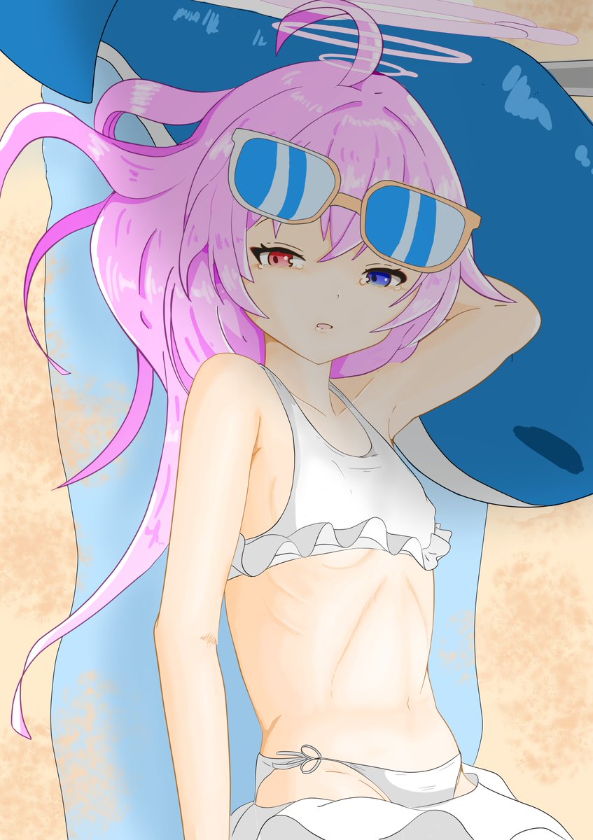 こんな感じか?
『寝起き(ブルアカ ホシノ)』 