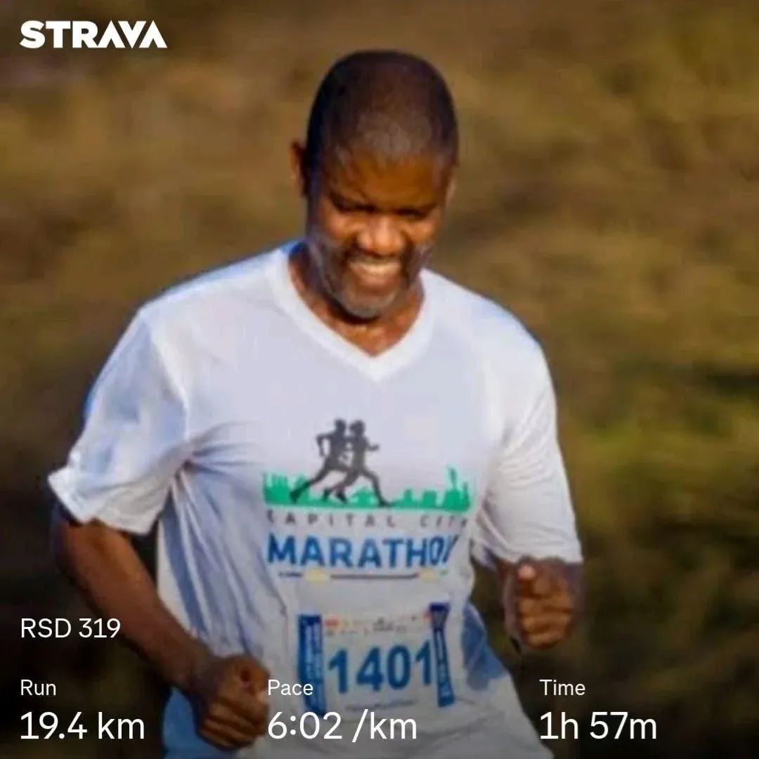 SKamugisha's tweet image. 19.4 Km. Sunday morning run. RSD 319
@TOTRunners

#rds 
#sundayisrunday 
#fetchyourbody2026 
#grateful 
#sylvarunner