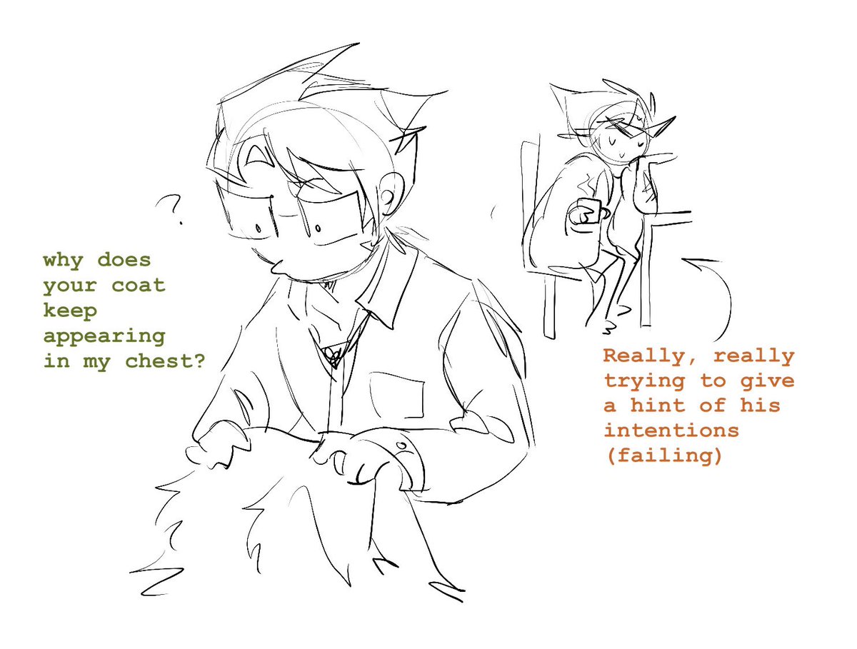yourbeloathed's tweet photo. Old Dirkjake selkie AU doodles https://t.co/0AVVMWih6T