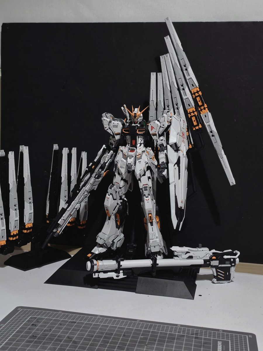 Shaaban_1992's tweet photo. Nu Gundam Built ✅ https://t.co/whwprsPlYQ