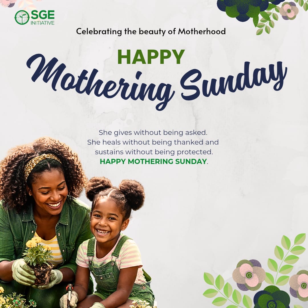 The earth was mothering us all long before anyone did.
All freely, not asking anything back.

This mothering Sunday, let’s talk about what we owe her back