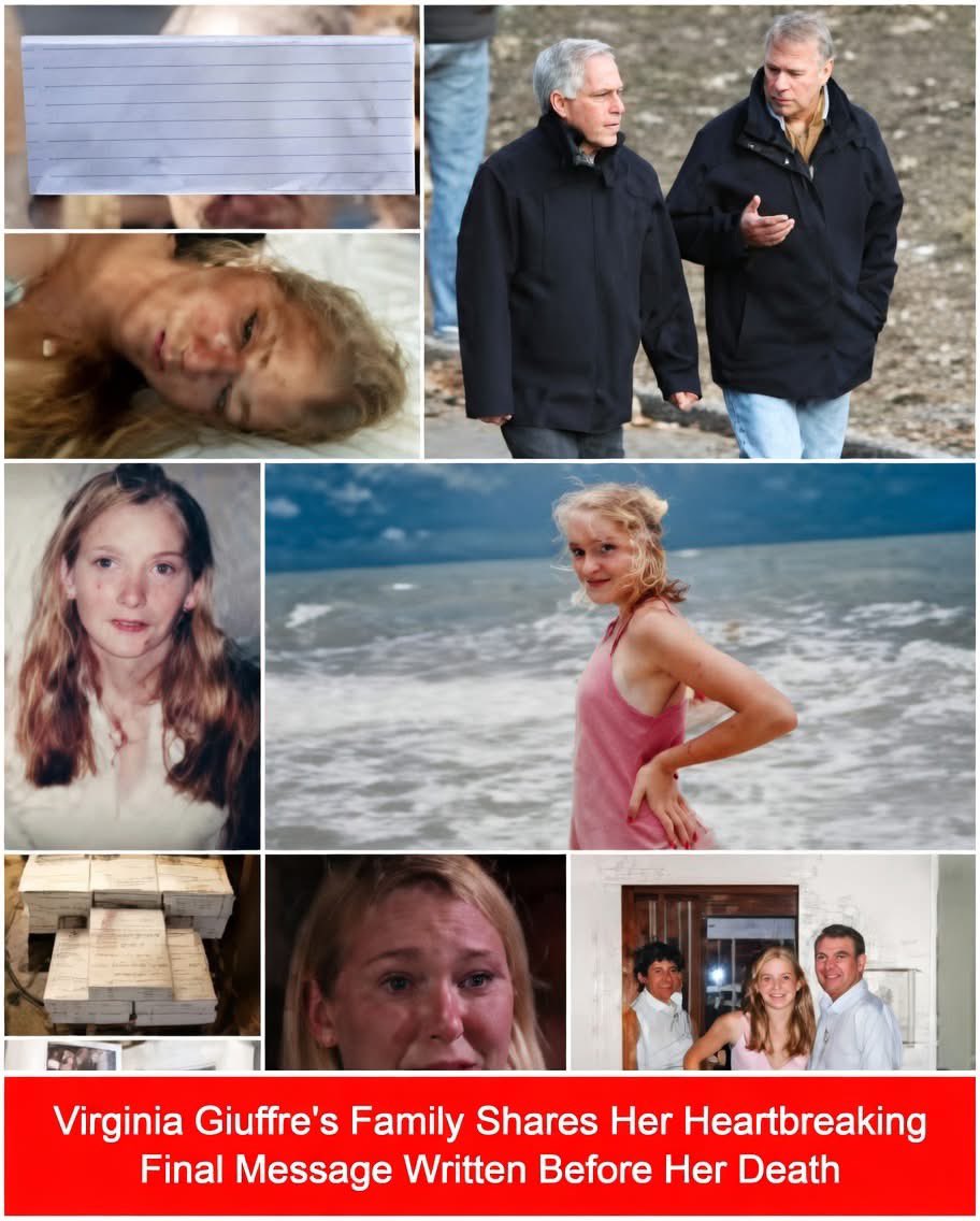 Virginia Giuffre’s Family Shares Her Heartbreaking Final Message Written Before Her Death
The family of Virginia Giuffre has made public the poignant last note she penned to her children shortly before her tragic suicide in April 2025. In an emotional release shared through close