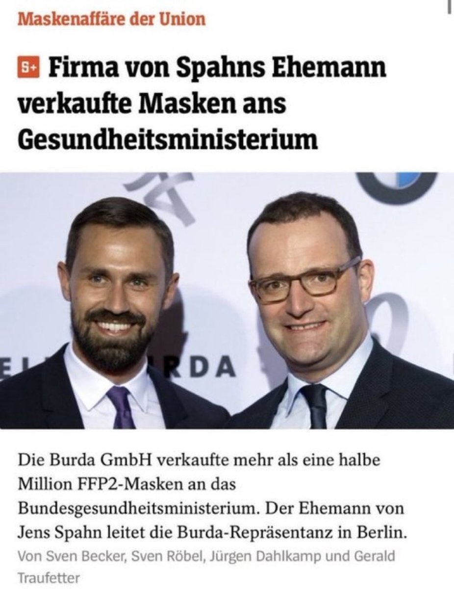 Das sind exakt jene, die es als gerechtfertigt betrachtet haben, dass Sekretärinnen FRISTLOS gefeuert werden, weil sie eine halbe Frikadelle vom leergefegten Tablett gegessen haben. Unglaublich, wie Spahn Sonderrechte erpressen kann.