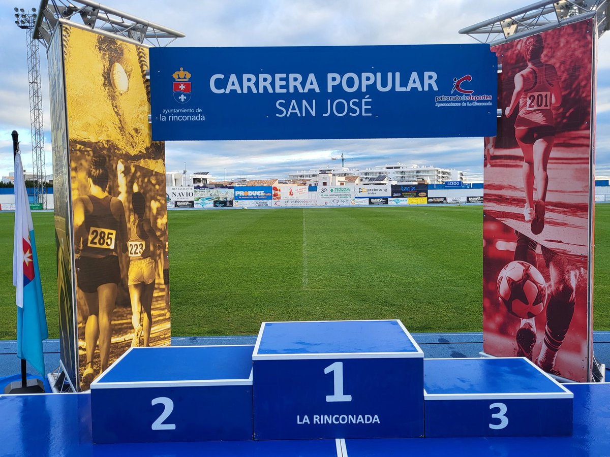 FranRodGom's tweet photo. Ya está todo preparado para una nueva edición de nuestra Carrera Popular "San José".

Esperemos disfrutar de una mañana espléndida con el deporte como protagonista. 

Mucha suerte a los 1.500 participantes que llenarán nuestras calles de color y alegría. 

A por ello. https://t.co/zburGaDCxL