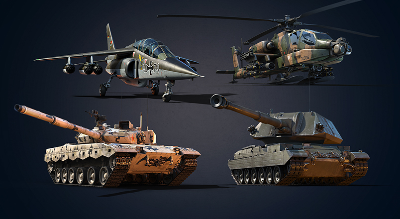 WarThunderJP's tweet photo. 大型アップデート「#NinthWave（ナインスウェーブ）」からすぐに利用可能なプレミアム兵器の特典付き事前予約を見逃さないようご注意ください！
🇬🇧Vickers GBT155 Pack
🇨🇳ZTZ96B Pack
🇩🇪Alpha Jet A JaboG 41 Pack
🇯🇵AH-64DJP Pack
購入はこちら👉https://t.co/aNy5qVrsYk #WarThunder #WarThunder_JP https://t.co/IYO1R1DfMf