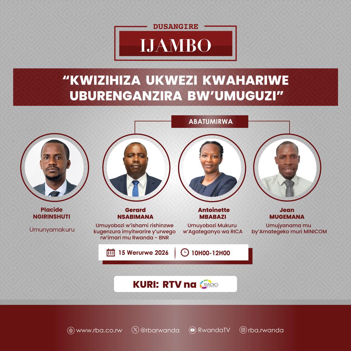 Rwanda Broadcasting Agency (RBA) tweet media