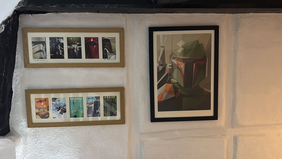 Finally put these up above my desk, hopefully they don’t decide to fall down!