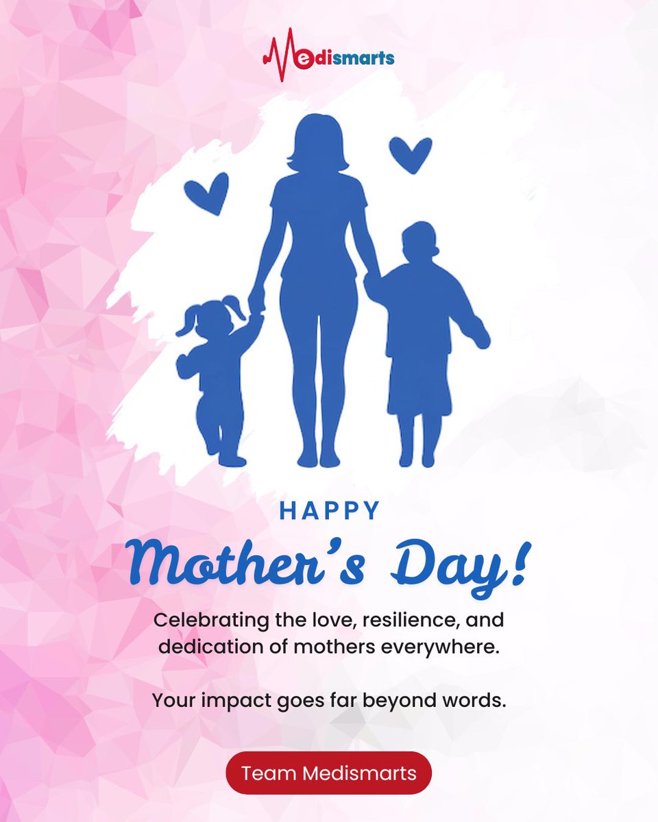 medismarts's tweet photo. A mother’s care is often the first form of healthcare we ever experience. 

Today we celebrate the women who nurture, protect, and show up every day with love and strength.

Happy Mother’s Day to all the amazing mothers and mother figures.

#mothersday https://t.co/Q8Y6vNcszr