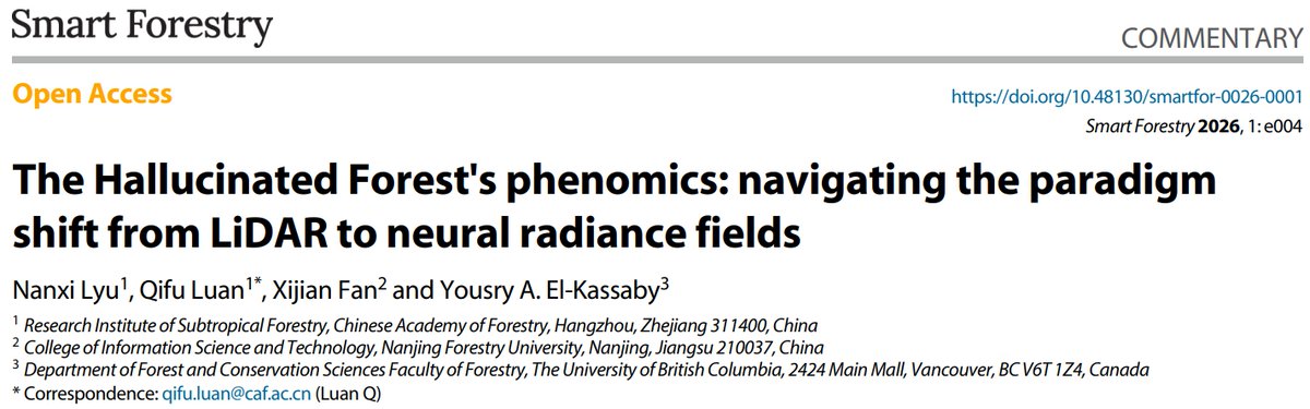 Forestry Research tweet media