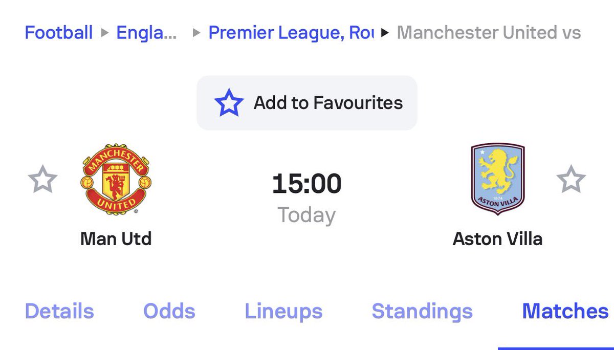 Michael Carrick back in the dugout for #MUFC – calm, class, and Carrick ball vibes. Let's go Villa! 🔴