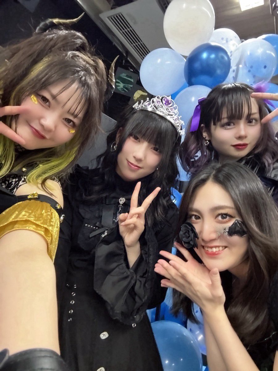 鈴比奈初生誕祭に出演してくださりありがとうございました！！VOLUPTE MEIDENさんの迫力ある色々な声もさまざまでとても楽しく聞かせてもらいました！！✨そして私にとっては一番かっこいいグループだと思いました！生誕祭で見れた喜びは一生忘れることはないでしょう！