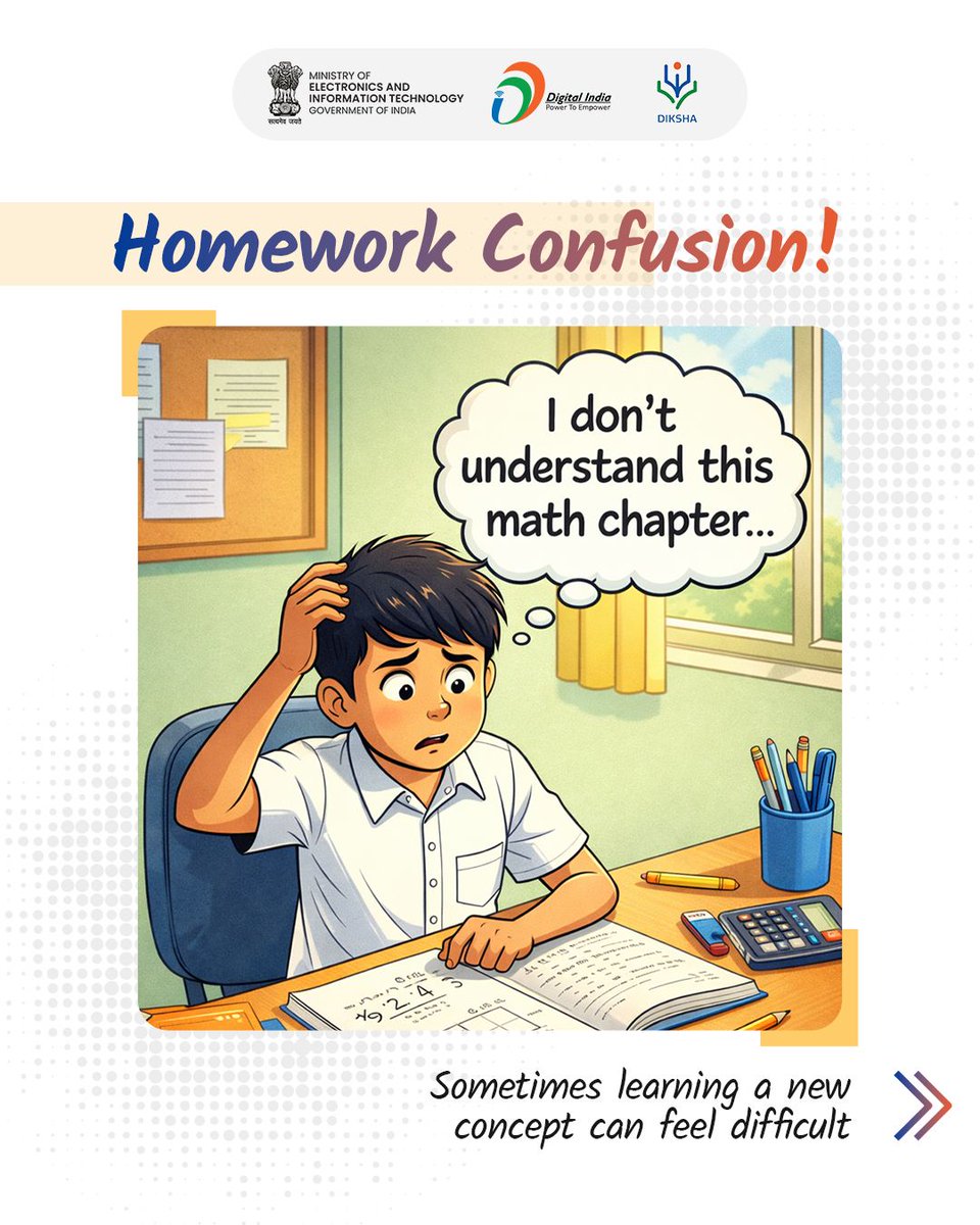 NeGD_GoI's tweet image. 📚 DIKSHA supports students and teachers with digital learning resources.

With DIKSHA, students and teachers can access interactive lessons, videos, and study materials anytime, anywhere

#DIKSHA #DigitalLearning #EducationForAll #DigitalIndia #EdTech