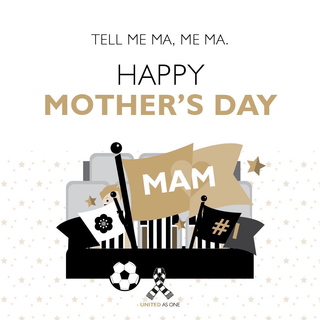 NUSCuk's tweet photo. Happy Mother’s Day! 

We’re also thinking of everyone that has lost loved ones. We know days like today can be tough. #NUFC https://t.co/KqSUqnx3pW