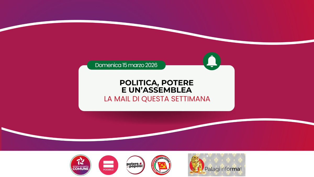 OrsoPalagi's tweet photo. Politica, potere e un'assemblea.

Chi prende davvero le decisioni se chi ci governa finisce per mostrarsi impotente di fronte all'esistente, difendendo lo stato di cose presente? #sinistraprogettocomune #Firenze - https://t.co/3JbUAA0CRg https://t.co/2wHREOMJHI