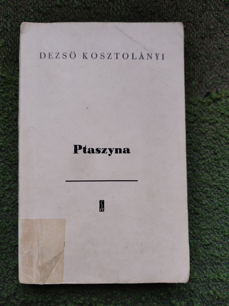 Jerzyk77's tweet photo. Dezsö Kosztoláni, "Ptaszyna". Wyjazd na tydzień brzydkiej córki starej panny, okazją do krótkiej odmiany nudnego, stabilnego życia jej rodziców. Zabawny obraz węgierskiego małego miasta 1899 roku, w klimacie  schyłku C.K. Ale na koniec smutek i rozpacz.
#readlist2026pl https://t.co/k1XrN2TZsN