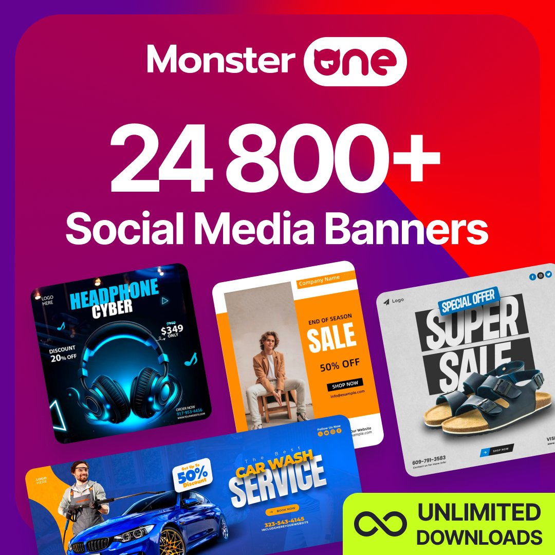 mazedulislam27's tweet photo. 🔥 EXCLUSIVE DEAL — SAVE 10%!
Use promo code NextGenerationDev and get instant savings on any MonsterONE plan.

👉 Get instant access: https://t.co/DdIJrUxfpB

#MonsterONE #LifetimeDeal #DesignAssets #WebDesign #DigitalMarketplace #SpecialOffer #mazedulislam27 #NextGenerationDev https://t.co/XHkyy4ww9n