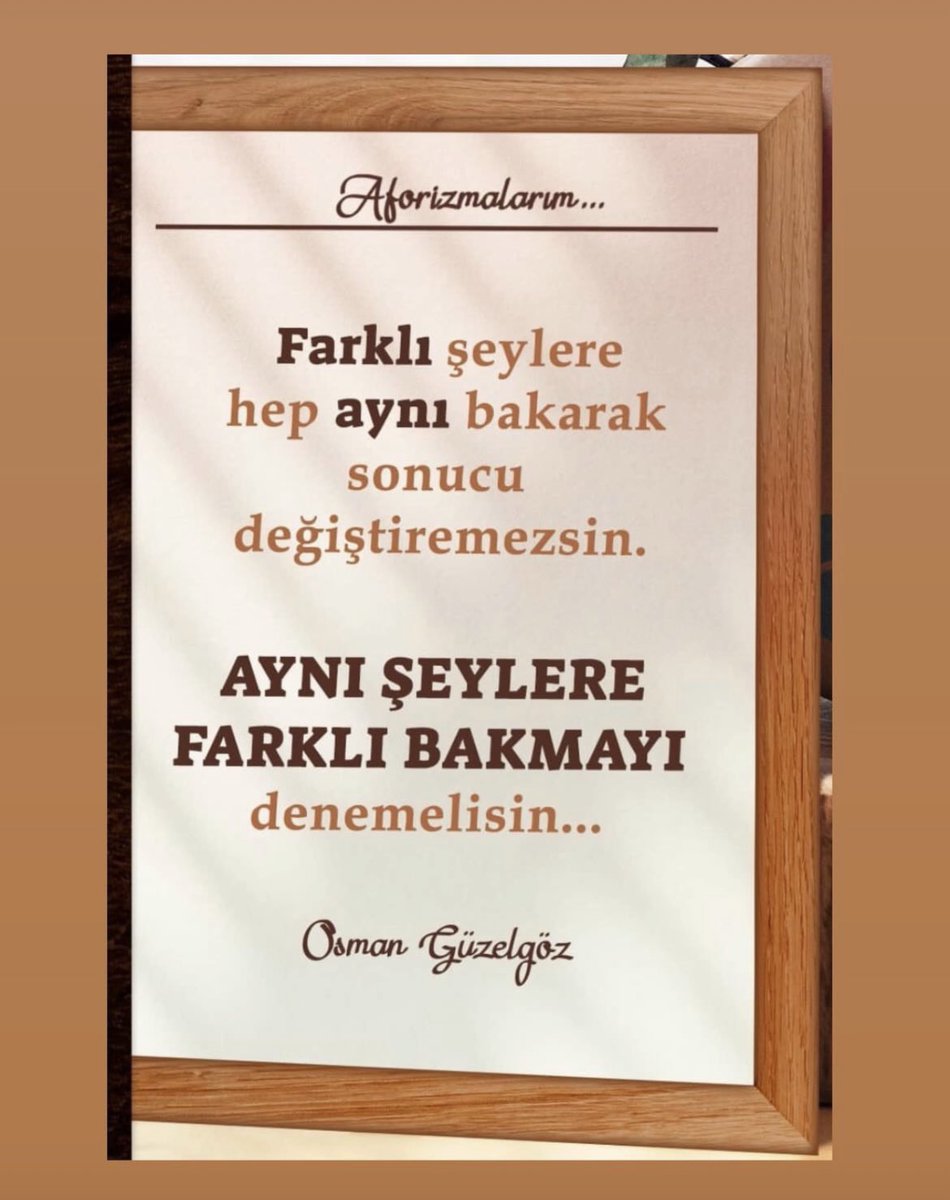 AYNI ve FARKLI…