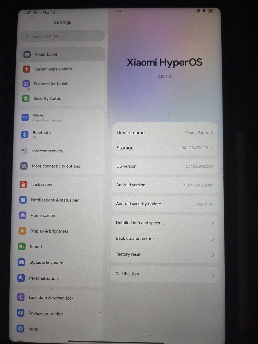 swanniest's tweet photo. WTS 

Xiaomi Pad 6 (8/256 GB) Grey
Pemakaian pribadi dan masih ada box

(-) chargernya digambar 2

Prefer COD Surabaya/Sidoarjo

Minat DM aja yaa https://t.co/gO3ckxHbd9