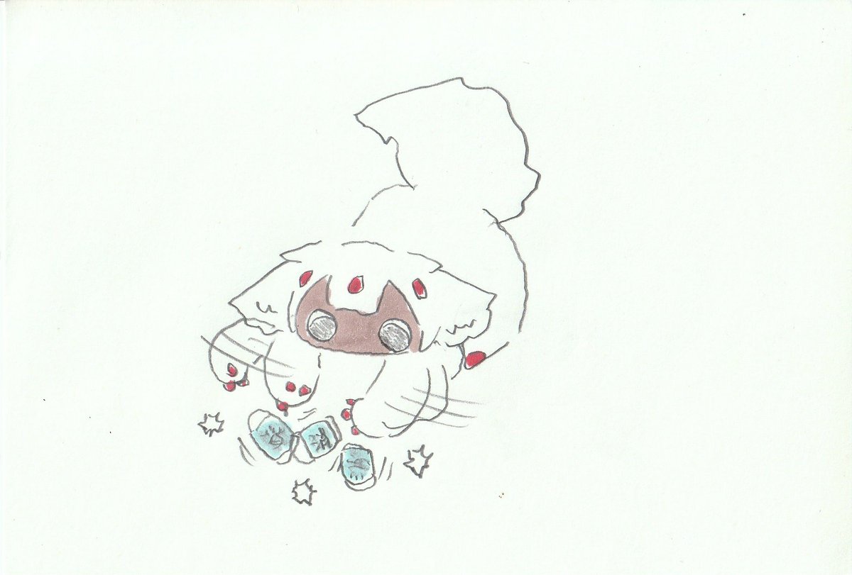 「消しゴム落としたら来た。 #イラスト #メイドインアビス」|けだまのイラスト