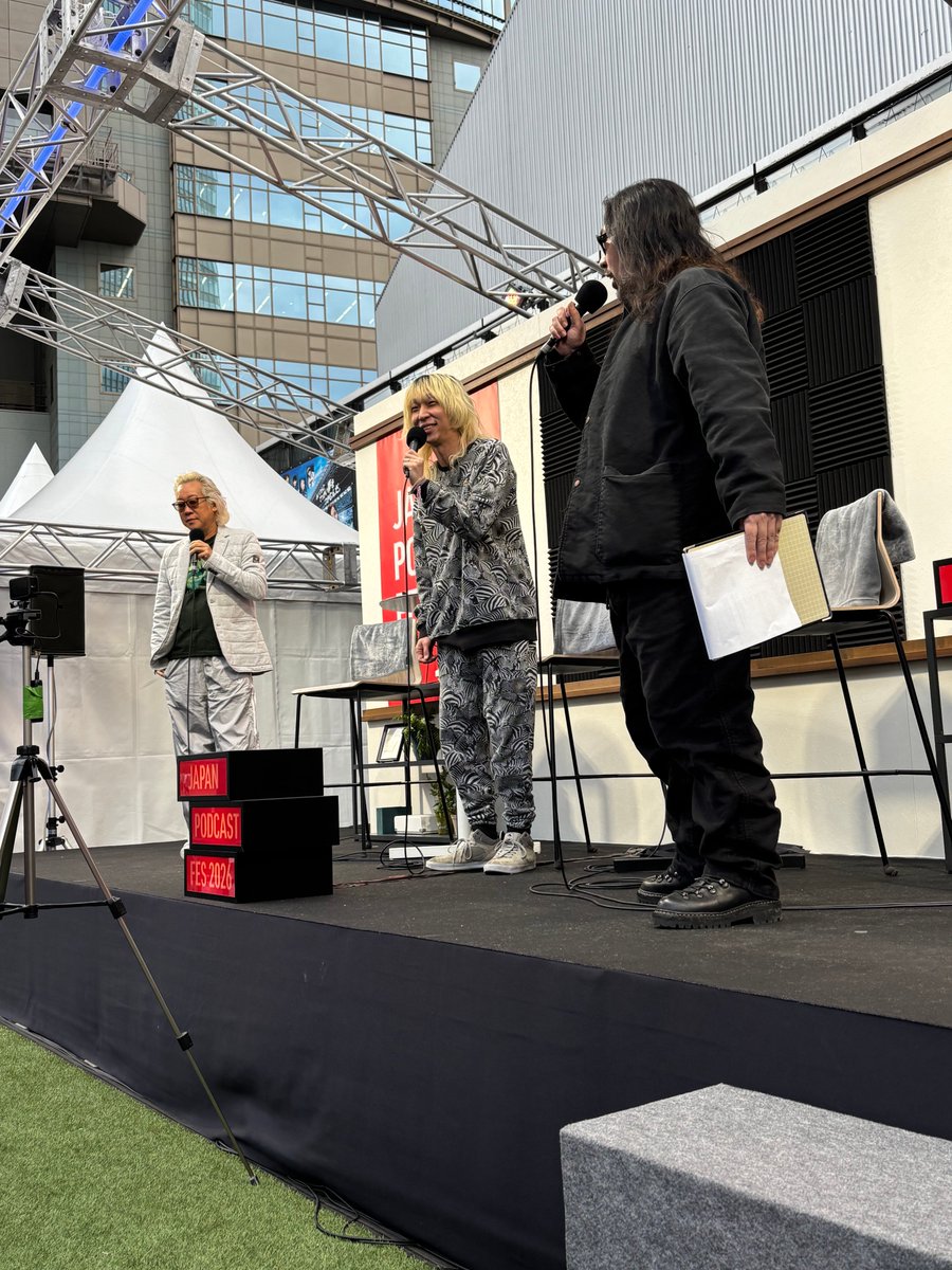 ／
STAGE1⃣で
【UMP〜未確認人物倶楽部〜】
のトークがスタートしました📢
＼

🎙🎙🎙

#明石ガクト #福田淳 がDJを務める番組
#村上信五  #中川安奈 をゲストに招き
特別なトーク💭

🎙🎙🎙
<a href="/InterFM897/">interfm</a> 
<a href="/annakagawa1022/">中川安奈</a> 
 
#JapanPodcastFestival
#ポッドキャストフェスティバル
#jpf2026