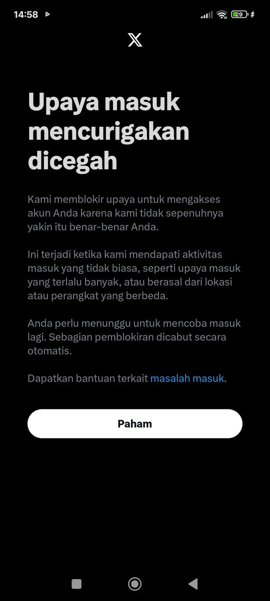 meiyputri3's tweet photo. Siapapun bantuin aku ini gimna biar akun bisa balik lagi ya 
#zonauangㅤ https://t.co/JGswEScZ5c