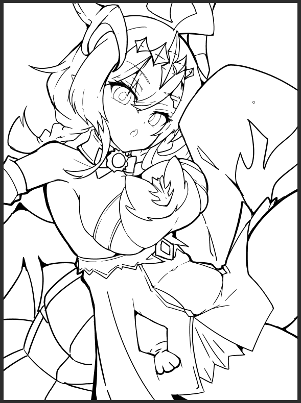 ギィちゃん描いているのだよ( 'ω') 