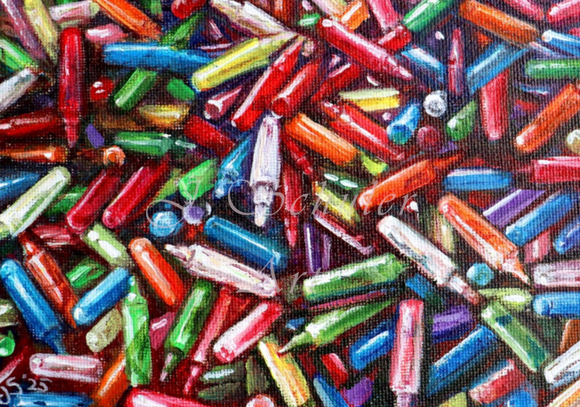 JulieKSchuler's tweet photo. Lite Brite Pegs
original painting
https://t.co/3SjwGFzyIi
#painting #originalart #toys #litebrite #retro #games #1970s #1980s https://t.co/8Ke8BbnwEE