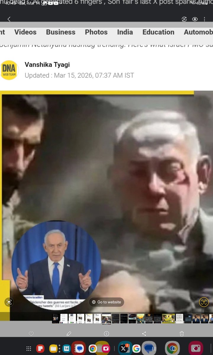 RocheJacqueline's tweet image. Another Indian  Journalist @dna #VanshikaTyagi Posted This Photo Today Of An Apparently Injured At Least #Netanyahu #IsNetanyahuDead? #IsNetanyahuInjured? Vanshika, Can U Elaborate On This Photo? When Was It Taken, today? What happened? Who Is The #Photographer? Thank U